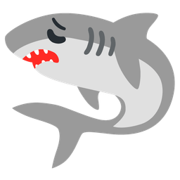 shark and weary face