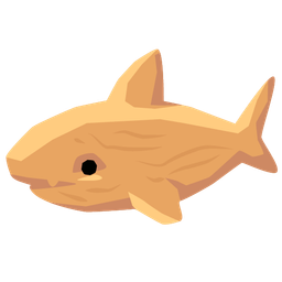 shark and wood