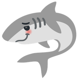 shark and woozy face