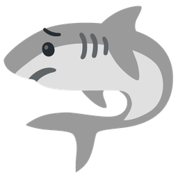 shark and worried face