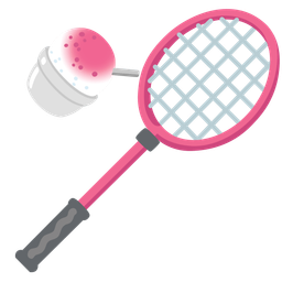 Shaved ice and Badminton