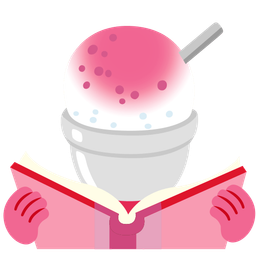 Shaved ice and Books