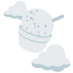 Shaved ice and Cloud