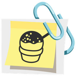 Shaved ice and Linked paperclips