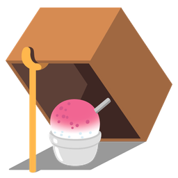 Shaved ice and Mouse trap