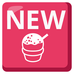 Shaved ice and NEW button