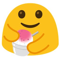 Shaved ice and People hugging