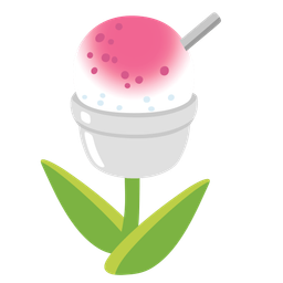 Shaved ice and Tulip