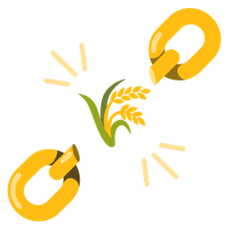 sheaf of rice and chains