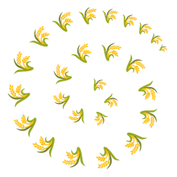 sheaf of rice and cyclone