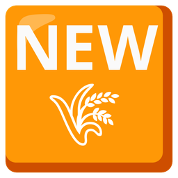 sheaf of rice and NEW button