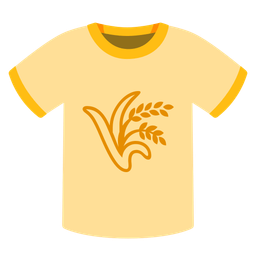 sheaf of rice and t-shirt