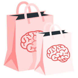 shopping bags and brain