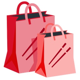 shopping bags and chopsticks
