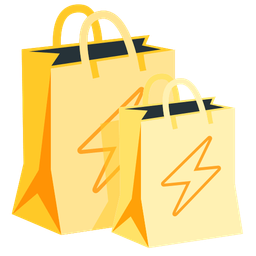 shopping bags and high voltage