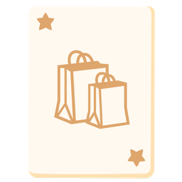 shopping bags and joker