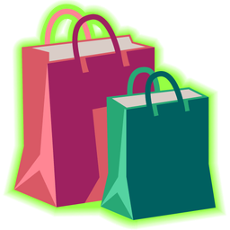 shopping bags and radioactive