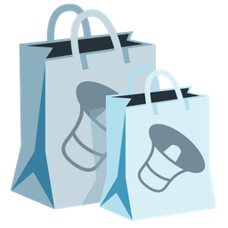 shopping bags and speaker low volume