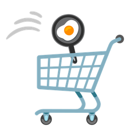 shopping cart and cooking