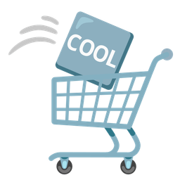 shopping cart and COOL button