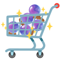 shopping cart and crystal ball