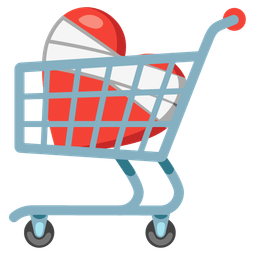 shopping cart and mending heart