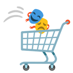 shopping cart and performing arts