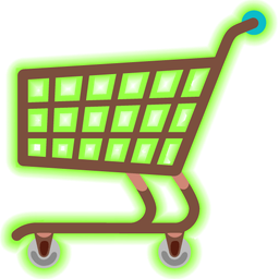 shopping cart and radioactive