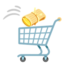shopping cart and tamale