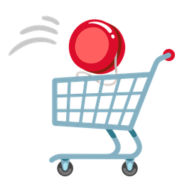 shopping cart and yo-yo
