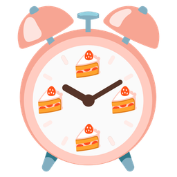 Shortcake and Alarm clock