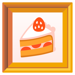 Shortcake and Framed picture