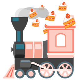 Shortcake and Locomotive