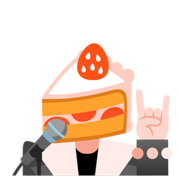 Shortcake and Microphone