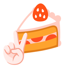 Shortcake and Peace symbol