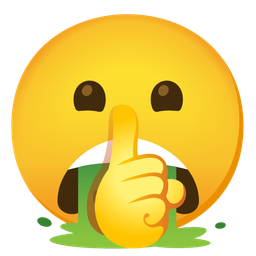 shushing face and face vomiting