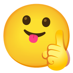 Shushing face and Face with tongue