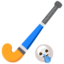 shushing face and field hockey