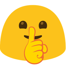 shushing face and magic wand