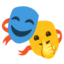 shushing face and performing arts