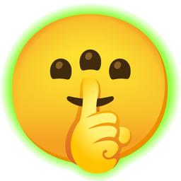 shushing face and radioactive