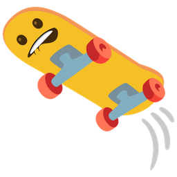 skateboard and biting lip