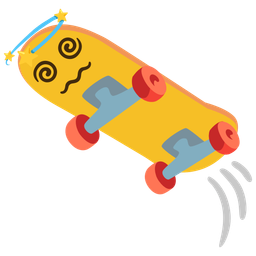 skateboard and dizzy