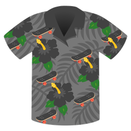 skateboard and hibiscus