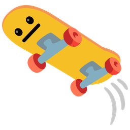 skateboard and neutral face