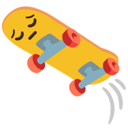 skateboard and pensive face