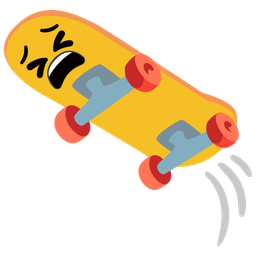 skateboard and tired face