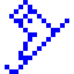 skis and alien monster