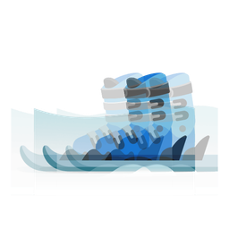 skis and beating heart