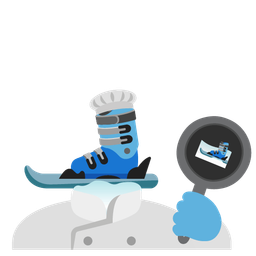 skis and cooking